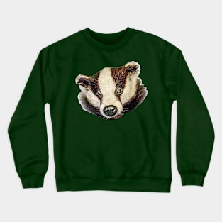 Arty Badger Crewneck Sweatshirt